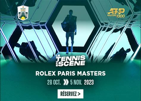 rolex paris masters billetterie|Paris Rolex masters 2022.